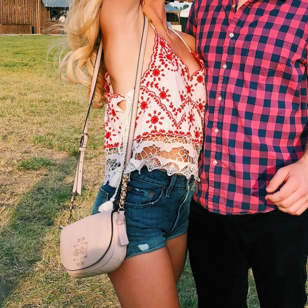Free People Lace Top